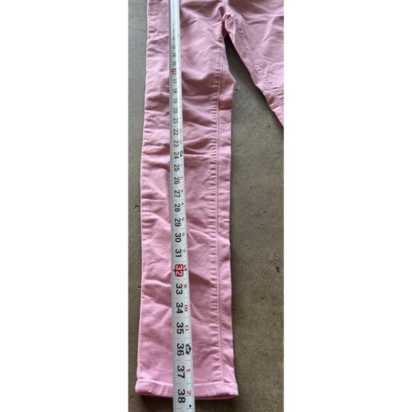 J Brand Skinny Leg Slipper Denim Jeans Women's Size 25 Pink Low Rise Medium Wash - Picture 3 of 13